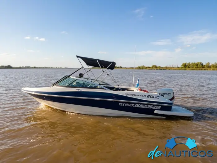 Lancha Open Quicksilver 2000 con Evinrude 150 Hp